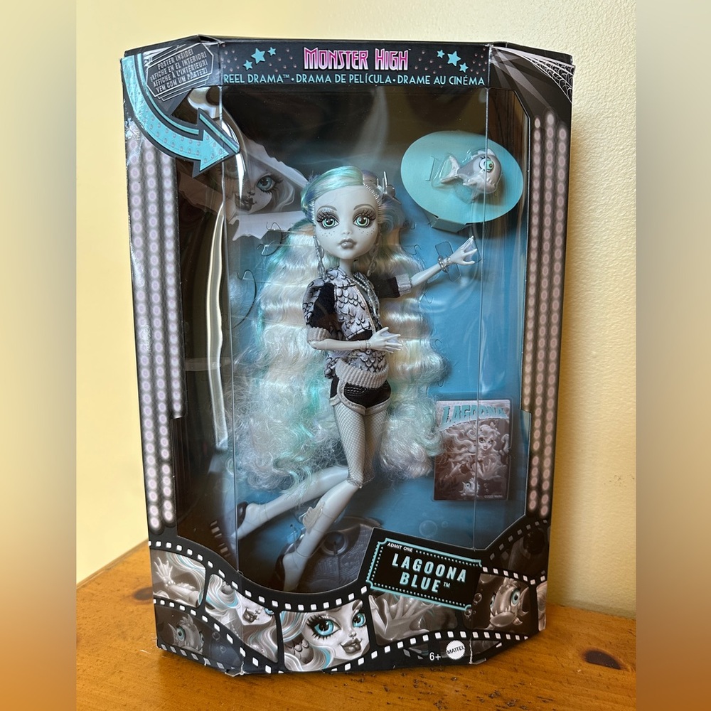 2025 Monster High reel drama Creeproduction Lagoona Blue Doll NRFB